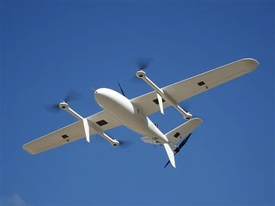 全幅 VTOL 固定-ペイロード機能を備えた翼偵察 UAV